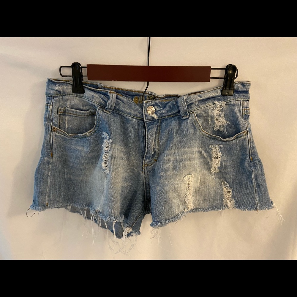 2 pairs of jean shorts